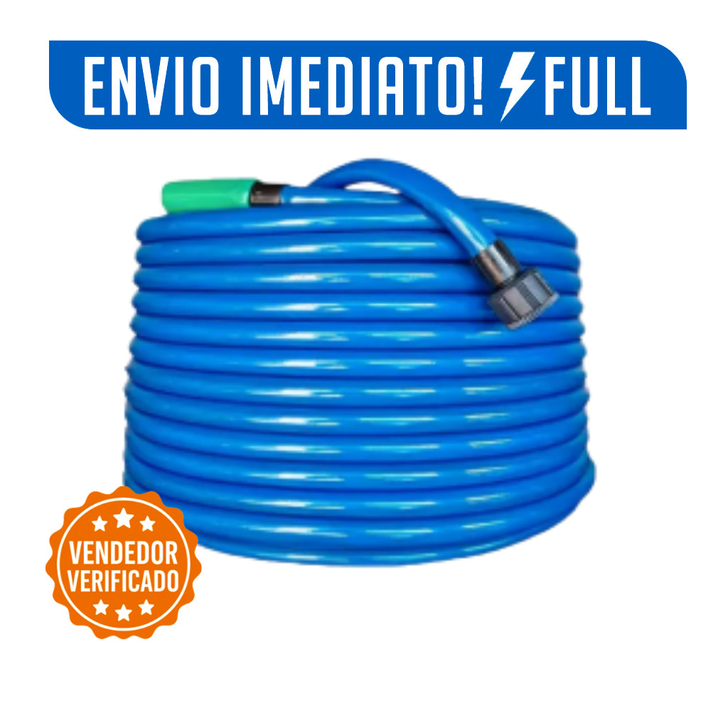 BLACK FRIDAY! Mangueira de Jardim Lisa Flexível Reforçada – 10 a 50 Metros Promoção em Oferta na Shopee