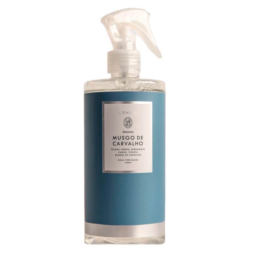 Água Perfumada Lenvie Musgo de Carvalho Elementos Ideal para Tecidos e Ambientes 500ml