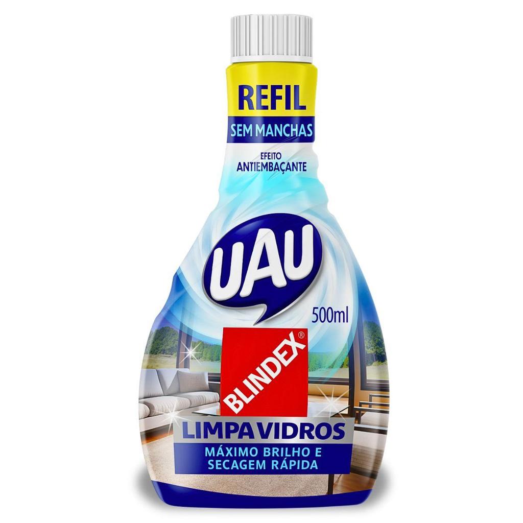 UAU LIMPA VIDROS REFIL 500ML em Oferta na Shopee