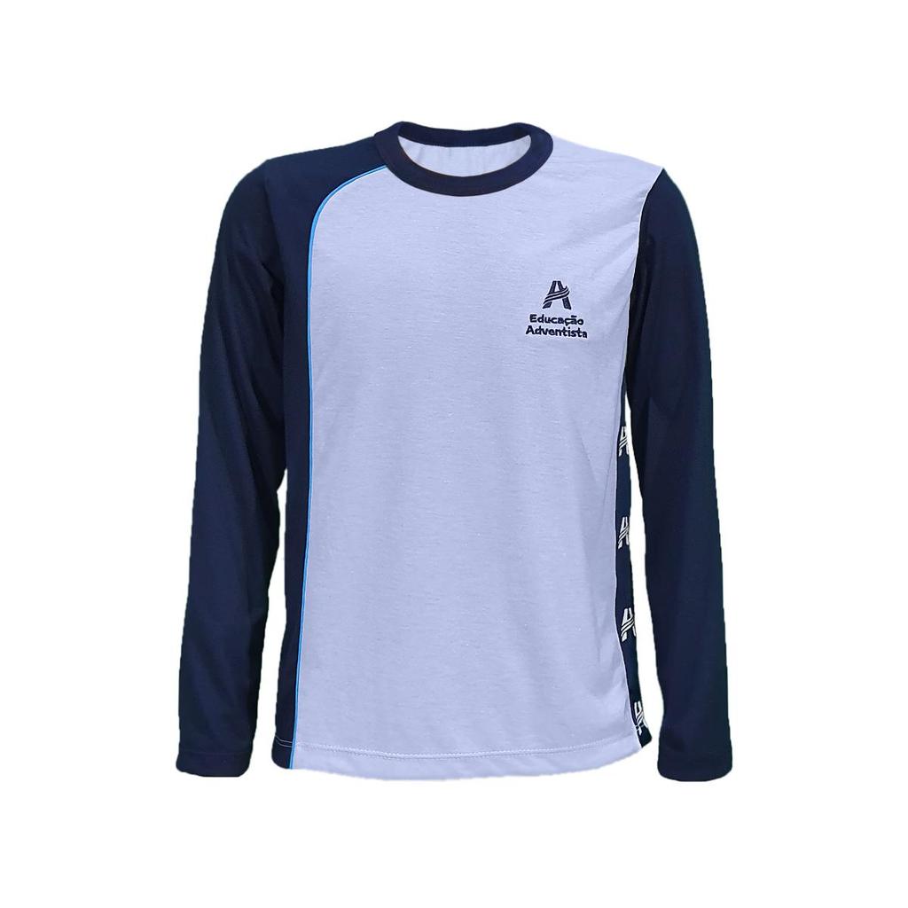 Camiseta Manga Longa - Colegio Adventista Unissex em Oferta na Shopee