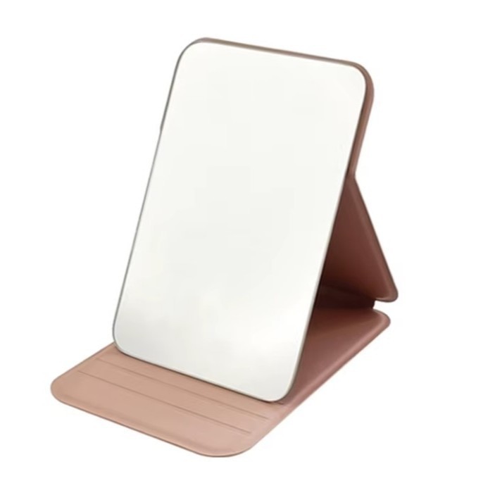 ANA1108 Espelho de Maquiagem Dobrável Portátil de Mão e Mesa