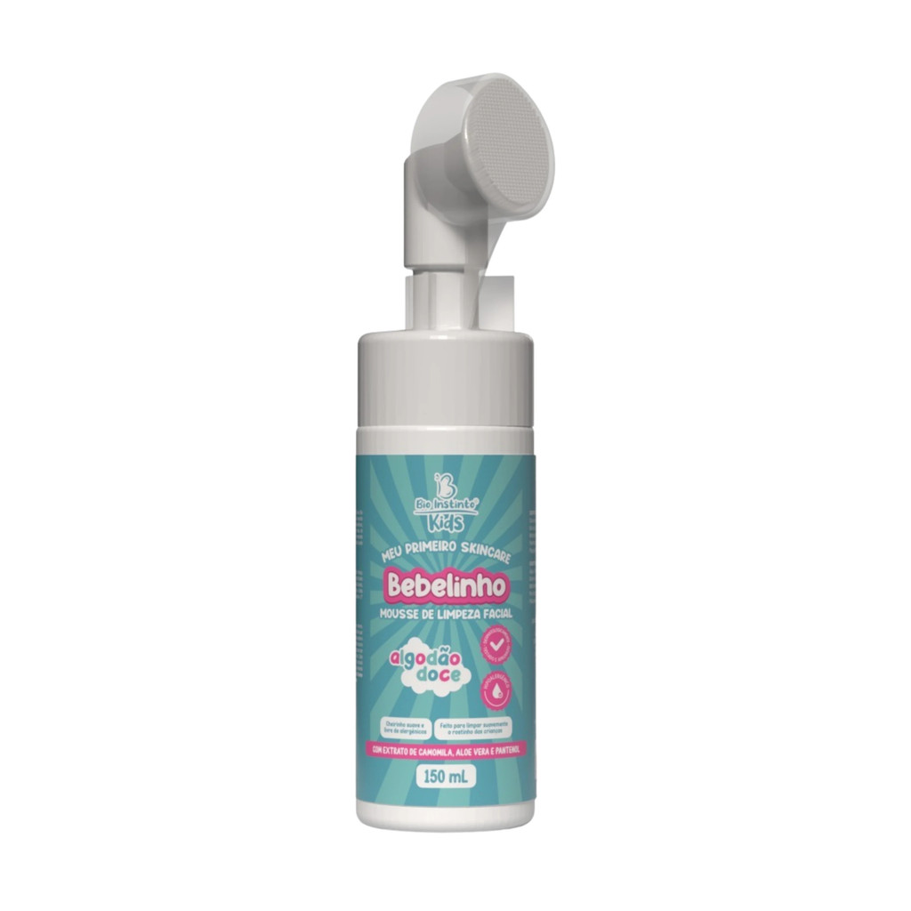 Mousse de Limpeza Facial Bebelinho Algodão Doce 150ML - BIO INSTINTO