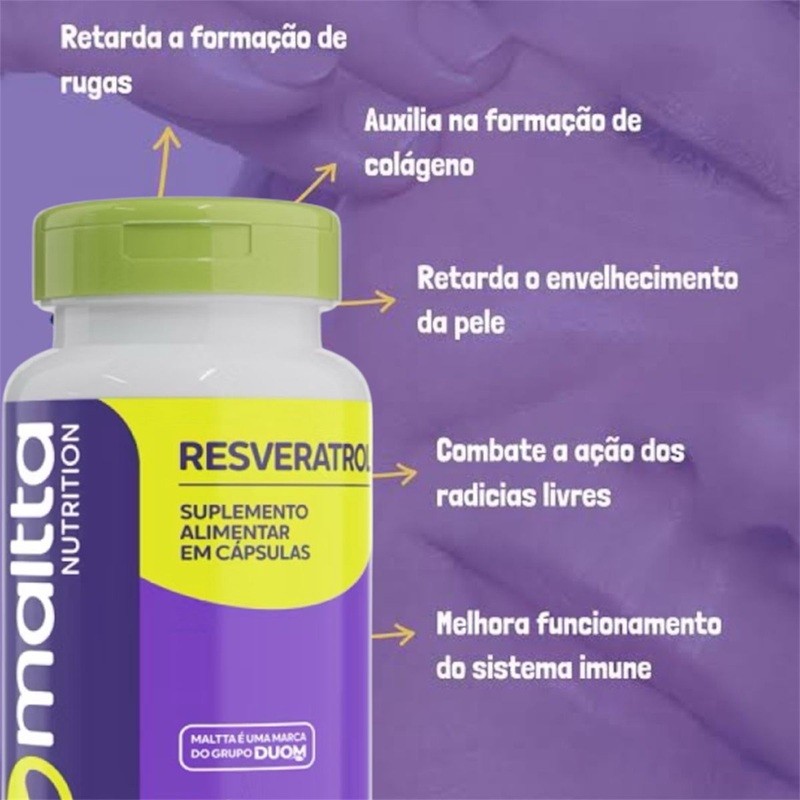 Duom Resveratrol + Amora Miura 60 Cáps-Maltta