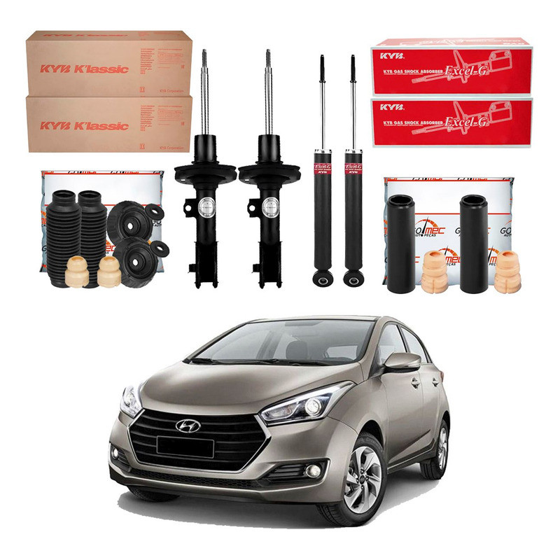 Kit Amortecedor Dianteiro Traseiro Hb20 1.0 1.6 2016 A 2019 em Oferta na Shopee
