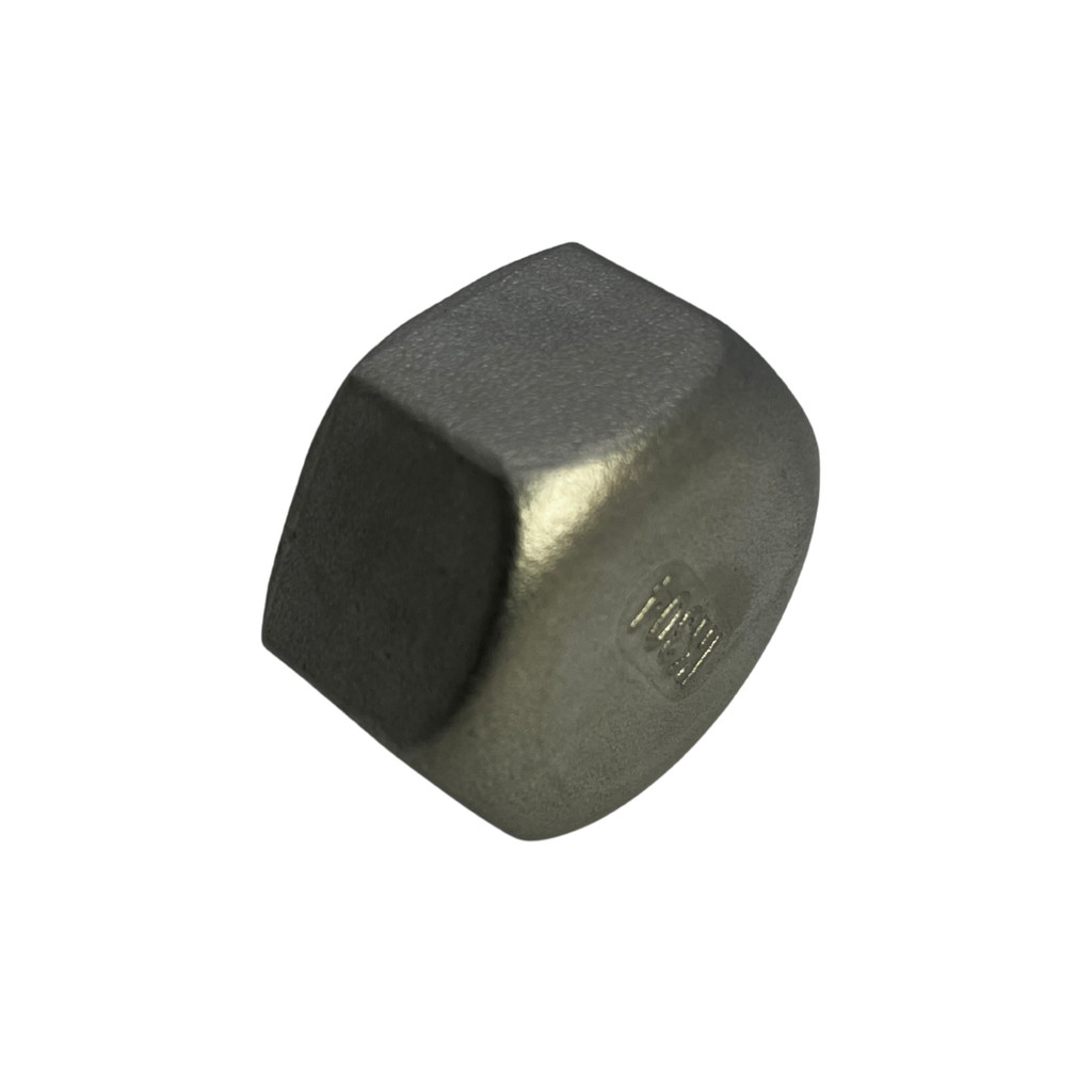 TAMPA ROSCA 3/4 TAMPAO SEXTAVADA  AÇO INOX 304 BSP