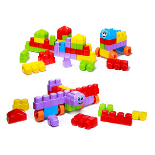 Blocos De Montar Infantil Didáticos Mega M Bricks Maral em Oferta na Shopee