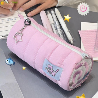 Bolsa Para Caneta LONTIME , Lápis Rosa De Toque Macio , Organizador De Papelaria De Grande Capacidade Meninos/Meninas em Oferta na Shopee