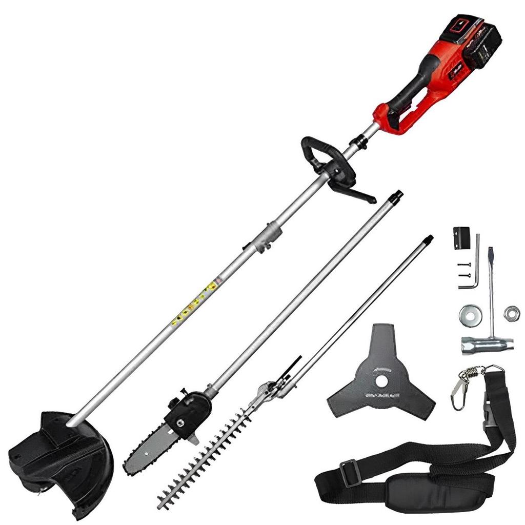 Roçadeira Multifuncional Com Bateria 18V e Carregador TBT18+18MT-K TOYAMA em Oferta na Shopee