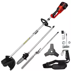 Roçadeira Multifuncional Com Bateria 18V e Carregador TBT18+18MT-K TOYAMA