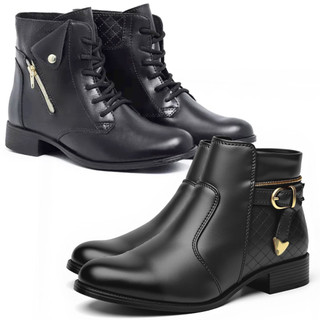Bota Cotruno Feminino Cano Curto Sem Salto Alta Qualidade Envio Imediato Ref207/201
