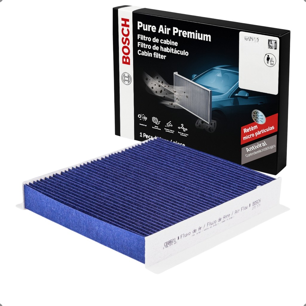 Filtro De Cabine Ar Condicionado Bosch Premium Linea Punto 1.4 1.6 1.8 2007 A 2017