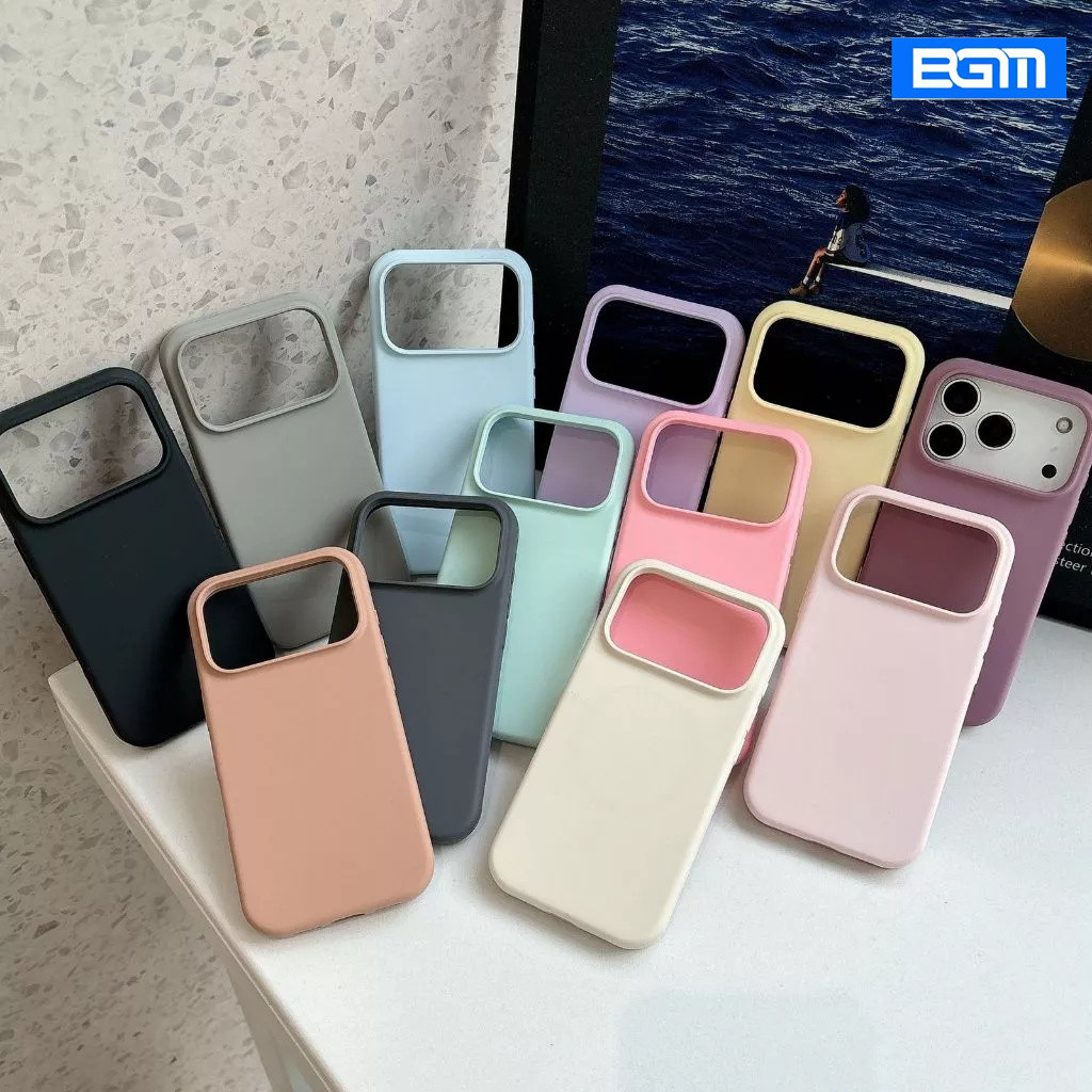 BGM—Capinha Case Silicone Aveludada Para iPhone 17/iPhone 17 Pro/iPhone 17 Pro Max/iPhone 17 air  Premium