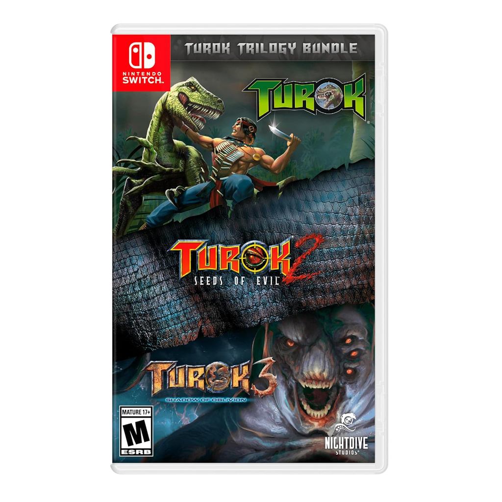 Turok Trilogy Bundle Switch Midia Fisica em Oferta na Shopee