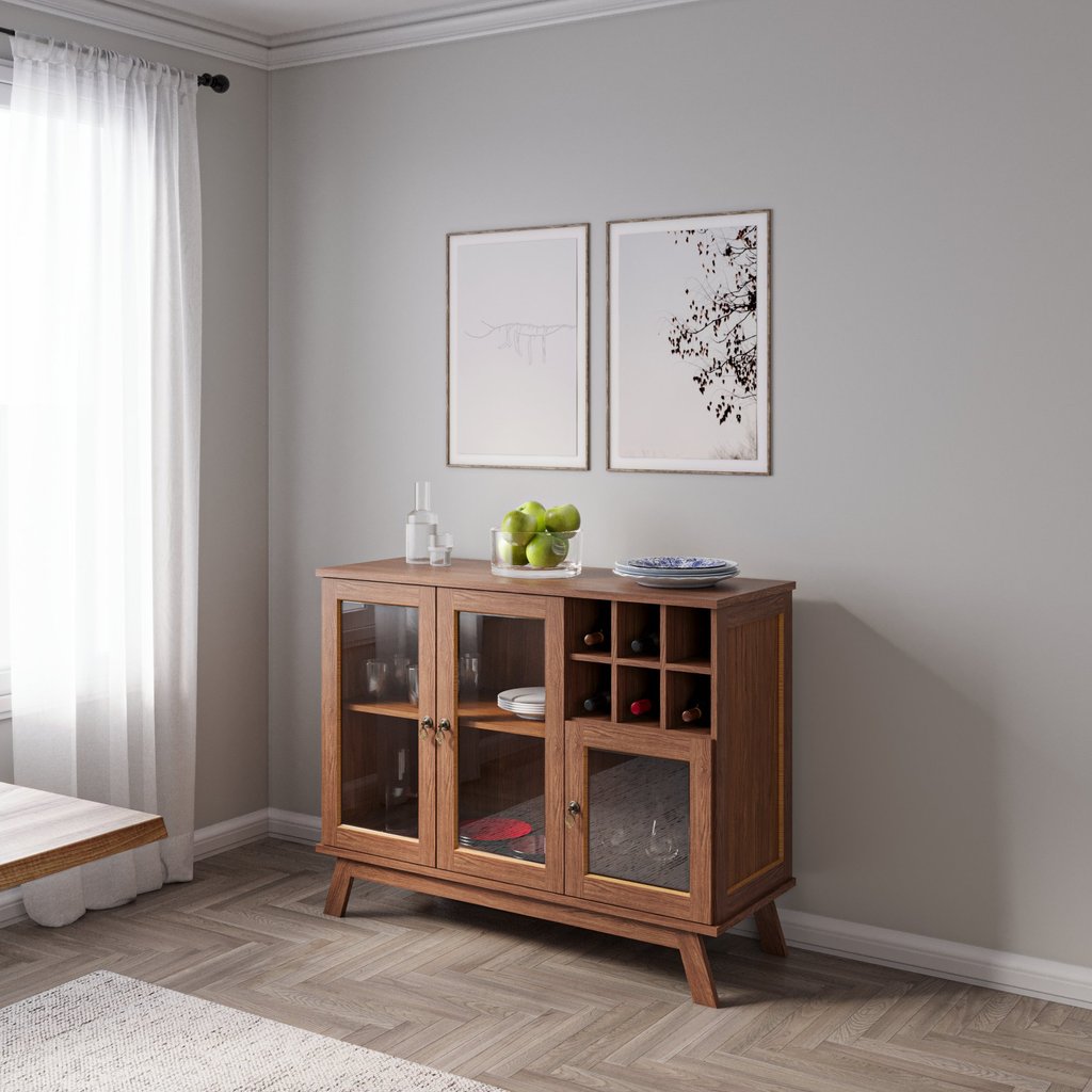 Buffet para Sala de Jantar 3 Portas França em Oferta na Shopee