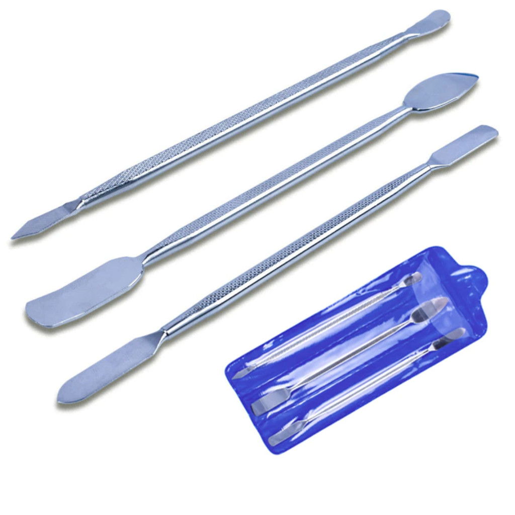 Kit 3 Espátulas Metal Manutenção Reparos Celular Eletrônico