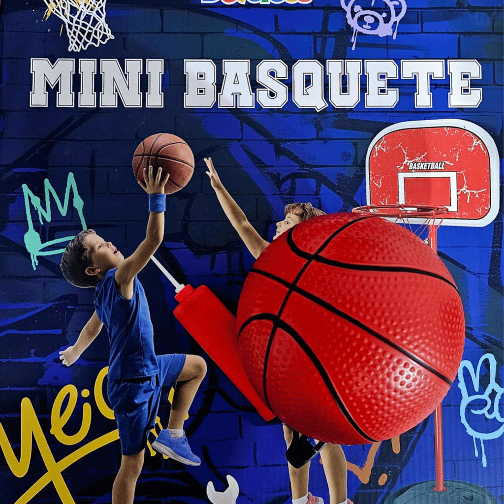 Cesta de Basquete com Cestinha – Brinquedo Educativo Divertido para Crianças e Adultos