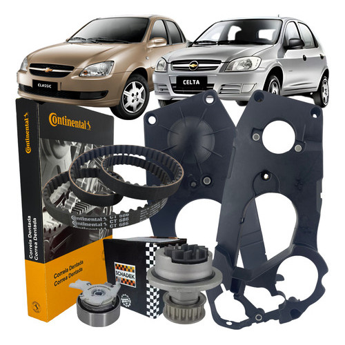 Kit Correia Tensor Bomba Agua E Capa - Celta 1.0 1.4 Todos em Oferta na Shopee