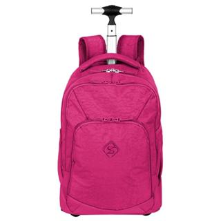 Mochila Carrinho 2 em 1 Sestini Rolling Crinkle Rosa - Pink em Oferta na Shopee