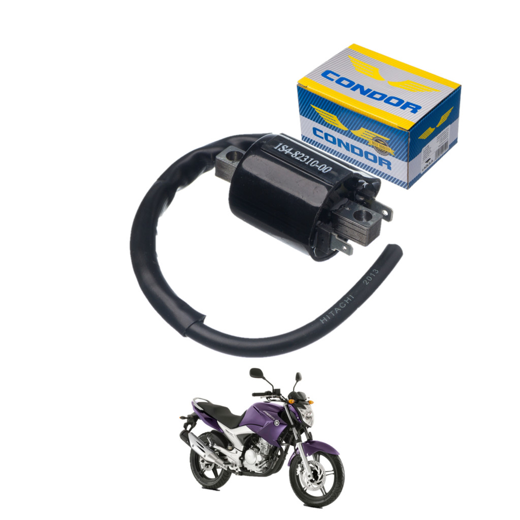 Bobina Ignicao 12v Fazer 250 2006/2025 Condor Original