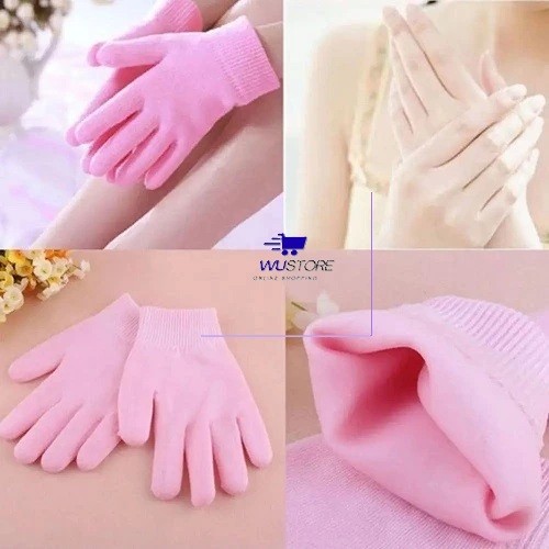 Luva Hidratante Para Mãos Ressecadas Silicone Gel Hidratante Luvas Hidratação Pronta Entrega