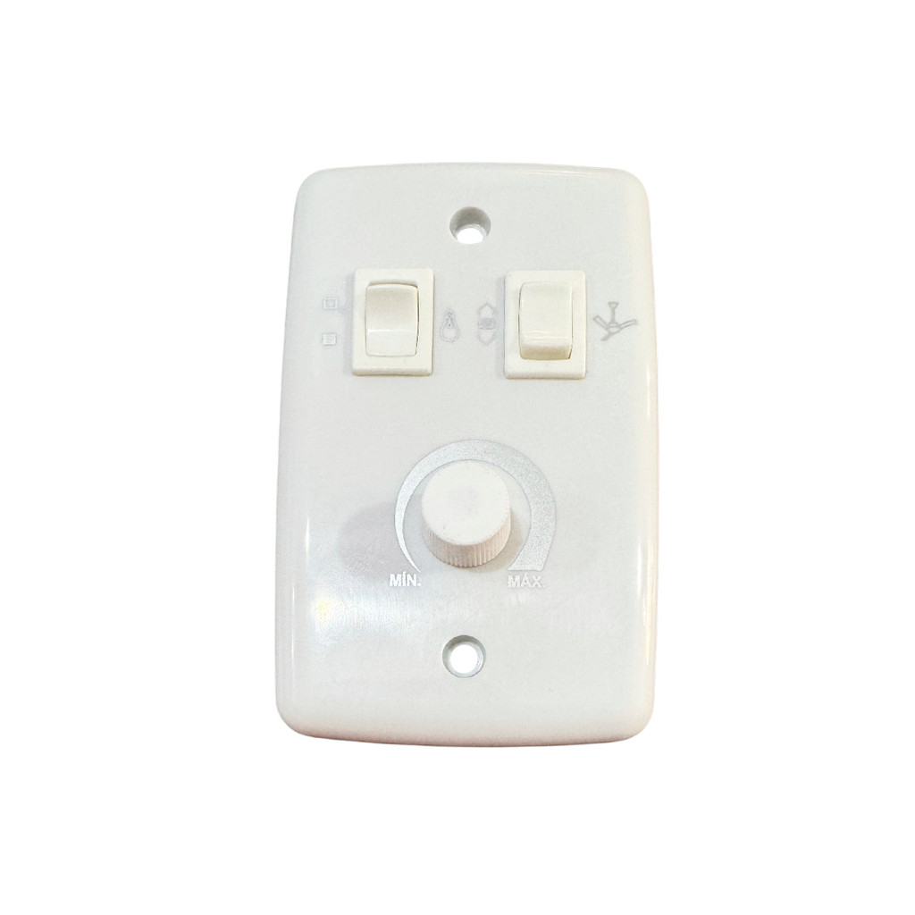 Chave Controle Ventilador De Teto 4x2 Dimer Rotativo Bivolt 110V 220V