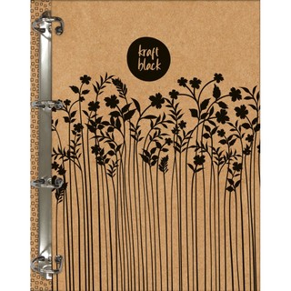 Caderno Argolado 160F Kraft Black Jandaia- 1 Unidade Sortida