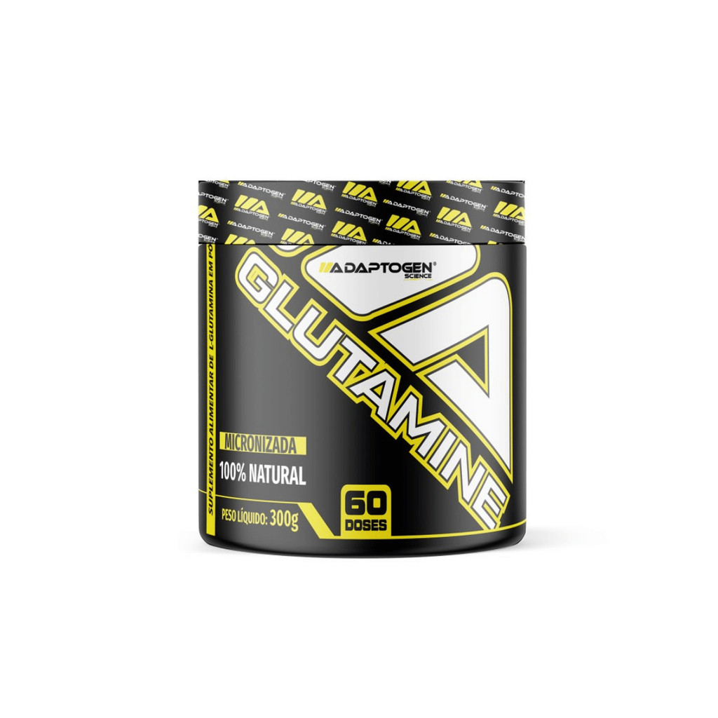 Suplemento em Pó Glutamine 300g Adaptogen Science