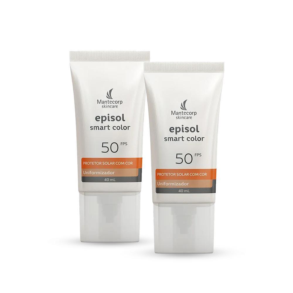 Kit  com 2 Episol Smart Color FPS 50 em Oferta na Shopee