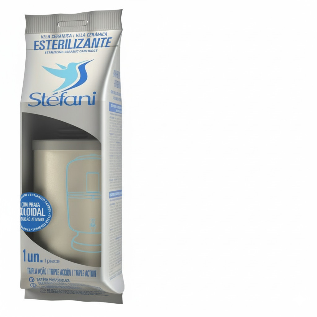 Vela Cerâmica Esterilizante de Tripla Ação em Oferta na Shopee