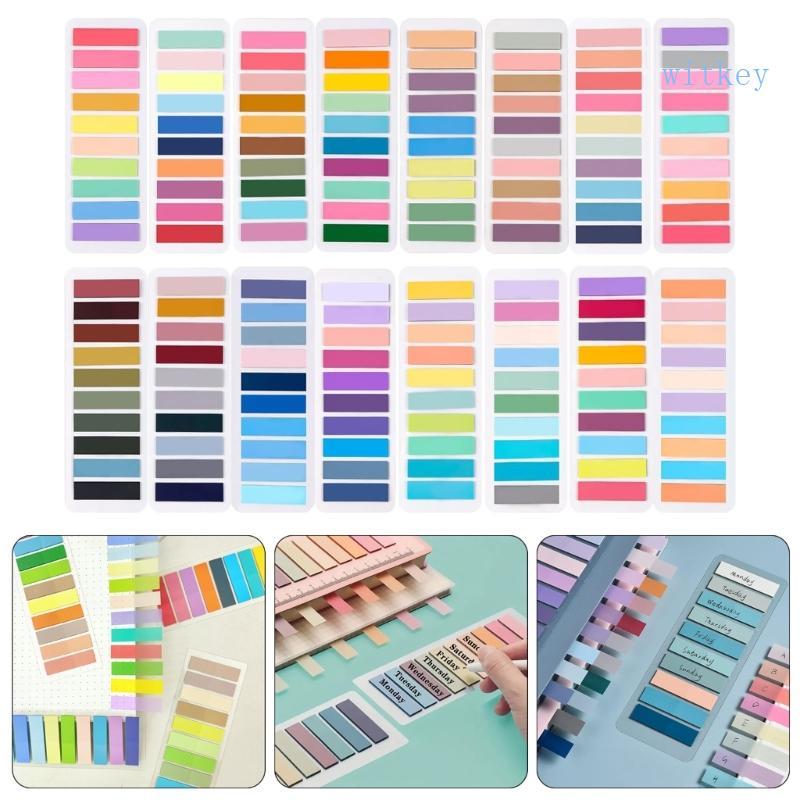 2000-4200 Peças Etiqueta Índice Colorido Régua Guias Autoadesivas Marcadores Arquivo Para Planejador em Oferta na Shopee