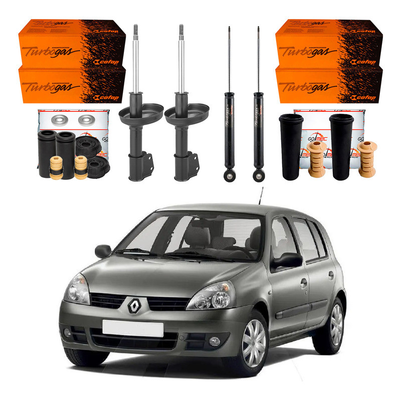 Amortecedor Dianteiro Traseiro Clio 1.0 2001 A 2011 em Oferta na Shopee