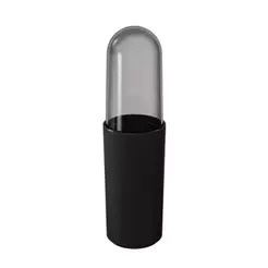 Porta Escova de Dentes com Tampa Coza Serene Preta Brinox - 13100/3008
