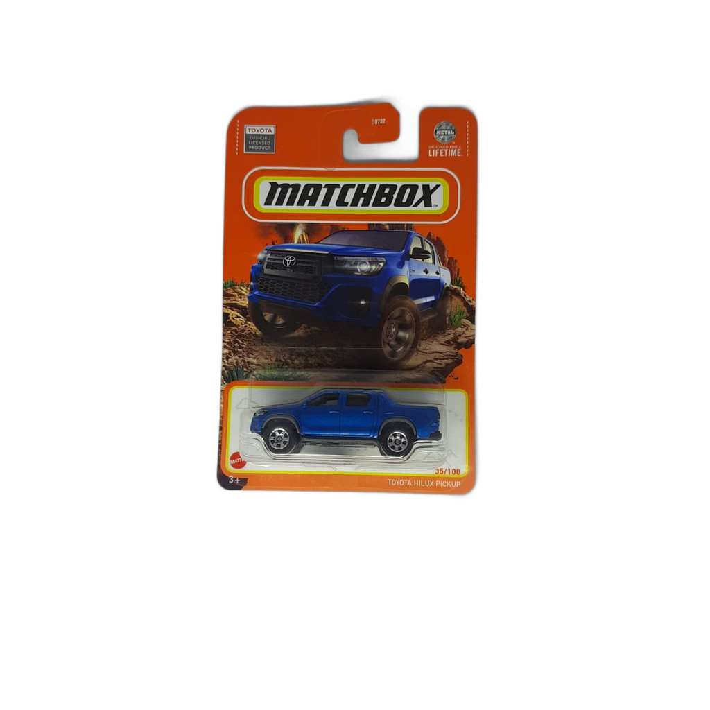 Carrinho Matchbox Pickup Toyota Hilux Metal Orig 2024 35/100