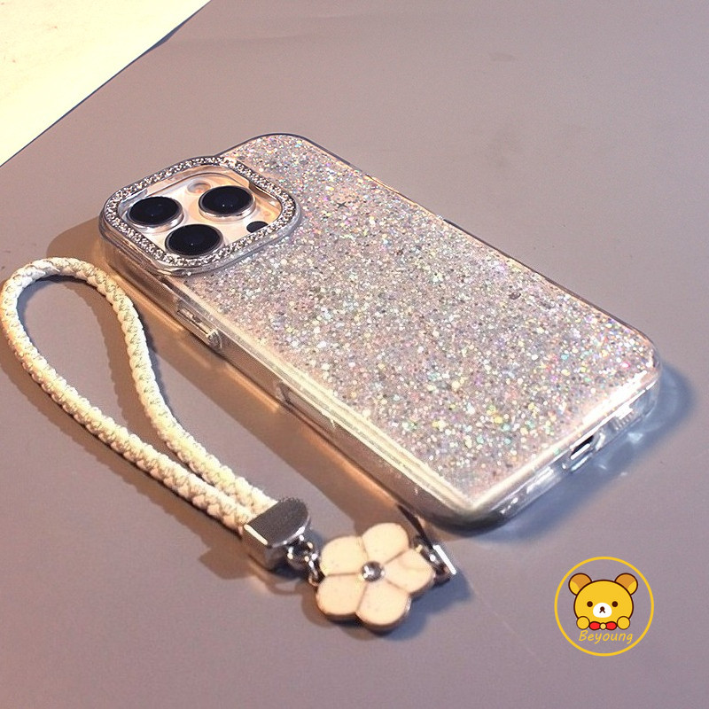 Capa Luxuosa Com Glitter Para OPPO Reno 15F 15 Pro Max Mini 15C Find X9 K13 Turbo 5G De Telefone Moldura De Diamante Fof