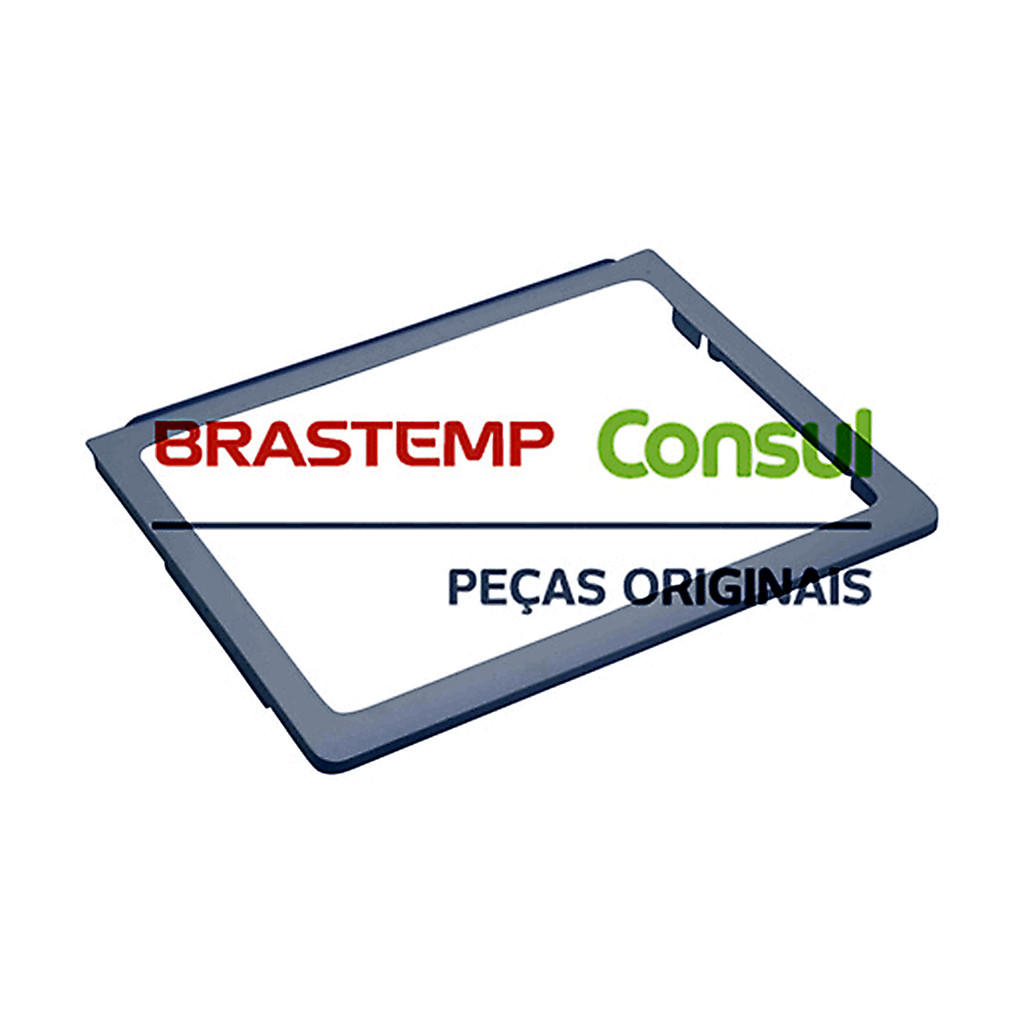 Prateleira Central Vidro para Geladeira Consul Modelos CRE44 CRE45 Peça Original