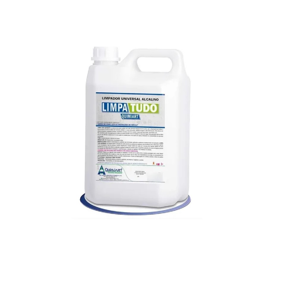 LIMPA TUDO - LIMPADOR UNIVERSAL ALCALINO - QUIMIART - 5 LITROS