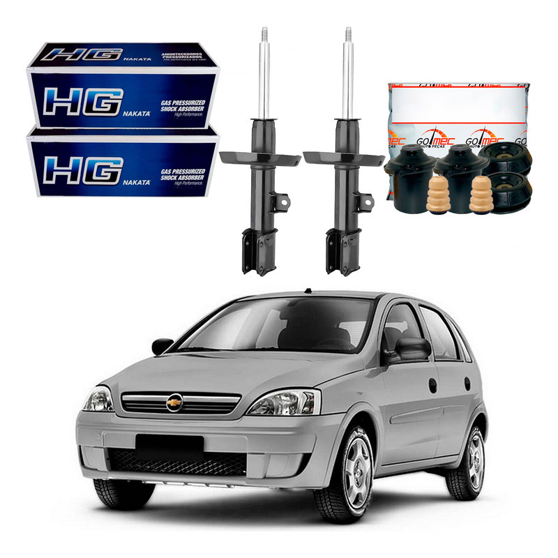 Kit Amortecedor Dianteiro, Corsa Novo 1.4 2007 A 2012