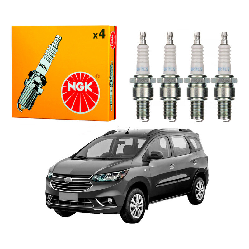 Jogo Velas Ngk Spin 1.8 8v 2017 A 2023 em Oferta na Shopee