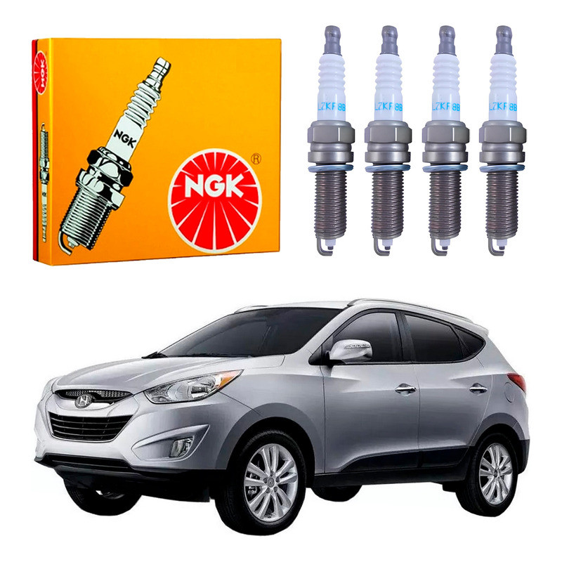 Jogo Velas Ngk Ix35 2.0 16v Flex 2012 A 2016
