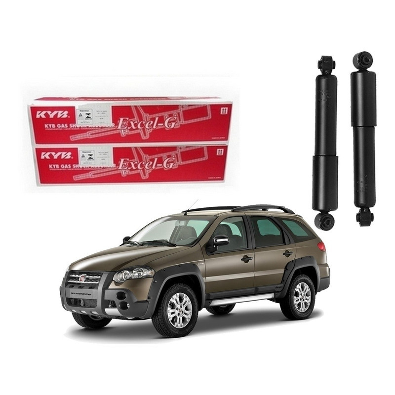 Par Amortecedor Traseiro Palio Adventure 1.8 2008 A 2019