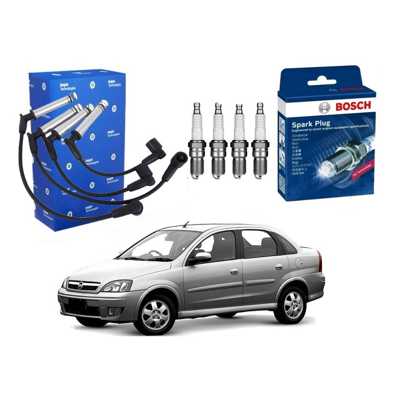 Kit Vela Cabo Delphi. Corsa Novo Sedan 1.0 Flex 2005 A 2012