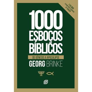 Mil Esboços Bíblicos | 5º Edição | De Génesis a Apocalipse | Georg Brinke em Oferta na Shopee