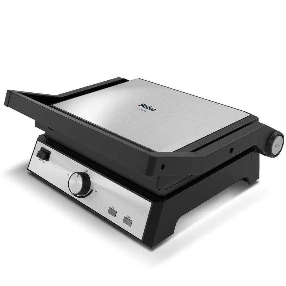 Grill Philco 2 Em 1 Chapas Removíveis E Abertura 180° PGR50A 110V em Oferta na Shopee