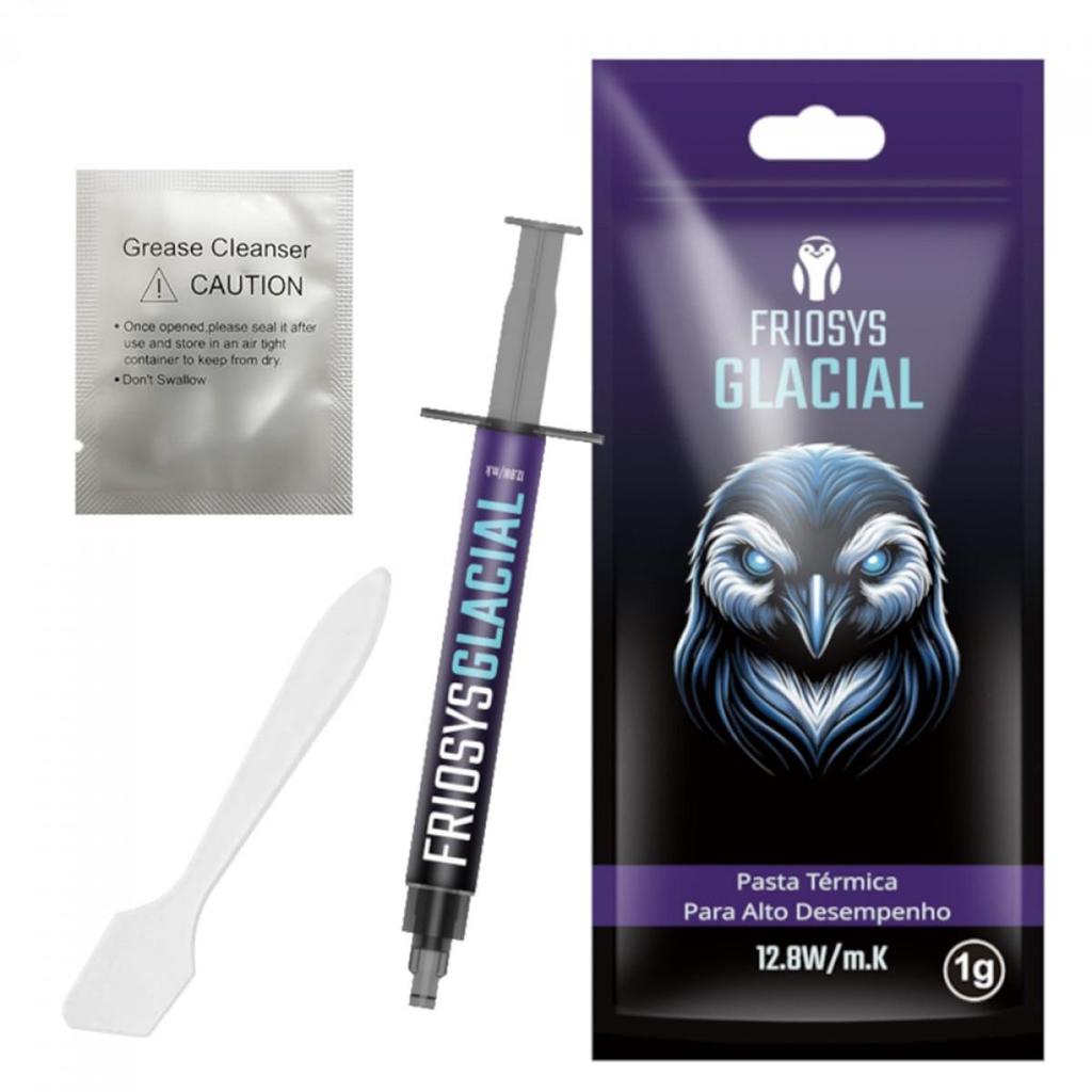 Pasta Térmica Friosys Glacial 1G, 12.8W/mK, FSYGCL1G