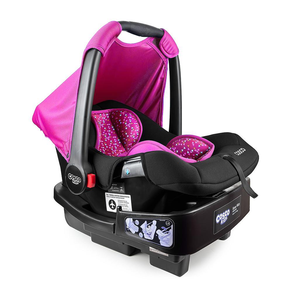 Bebê Conforto com Base Wizz Cosco Kids Rosa 0-13 kg