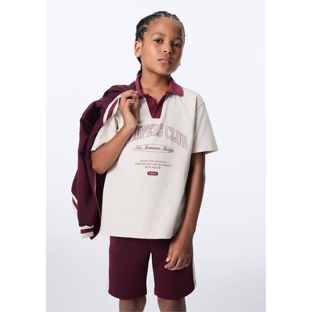 Camiseta Polo Infantil Menino Super Cotton Oversized