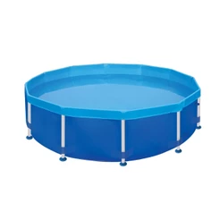 Piscina Redonda Estrutural Grande PVC 4500 Litros - Mor