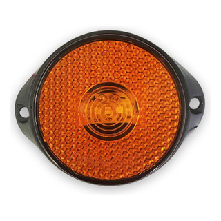 Lanterna Lateral Carreta Caminhão Led Smd Âmbar 12v 24v - Âmbar