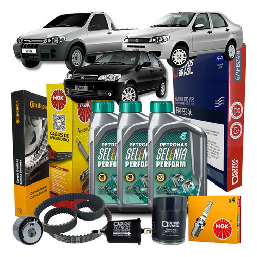 Kit Revisao Fiat Palio/siena/strada 1.4 Fire 2009 Em Diante