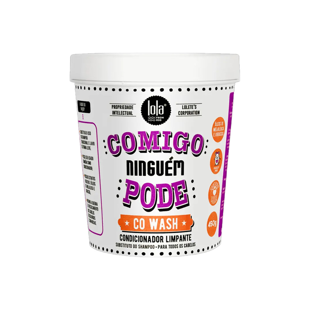 Condicionador Lola Cosmetics Comigo Ninguem Pode Co Wash 450g em Oferta na Shopee